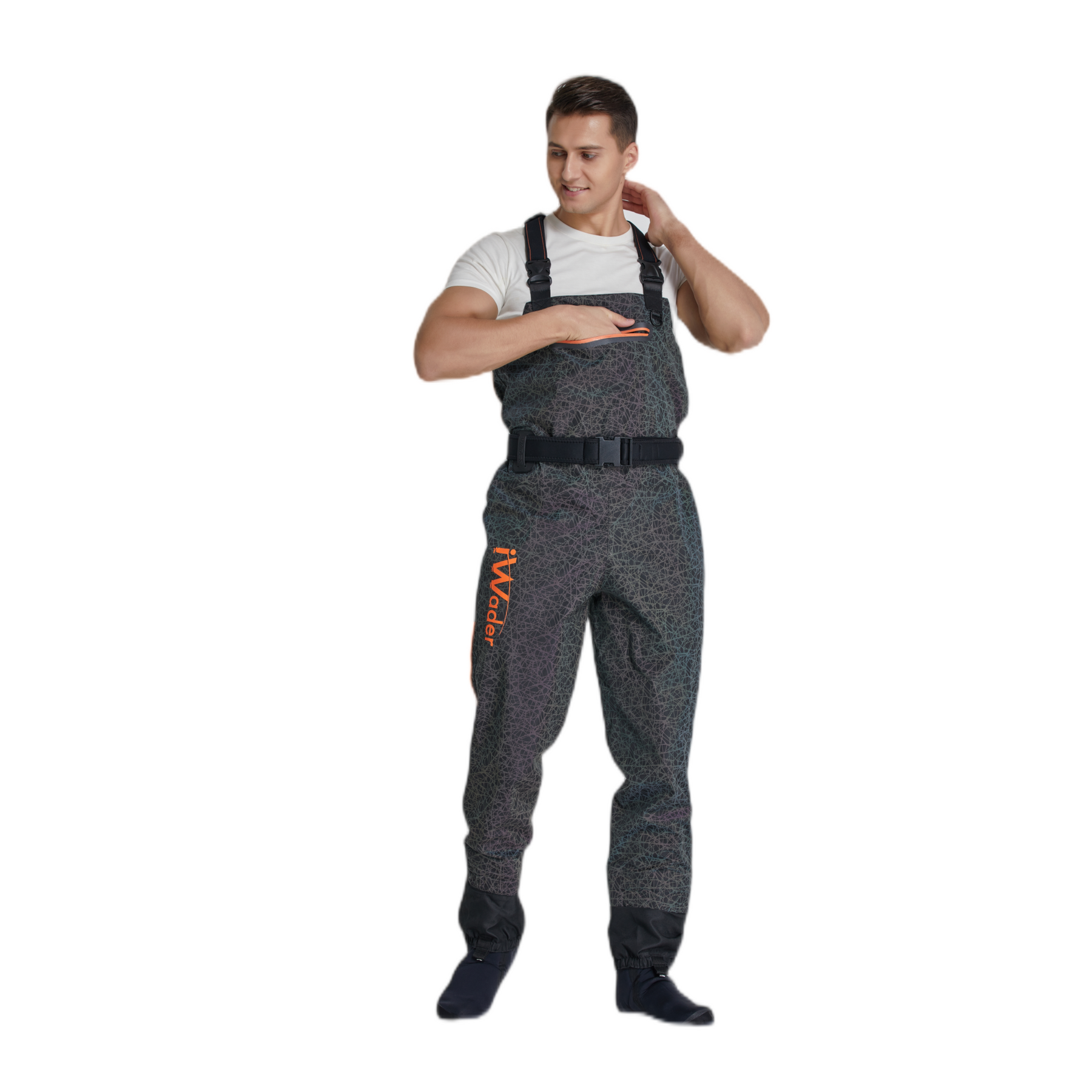 C7 Camo Breathable Waders-A night fishman's(hunting)Protective